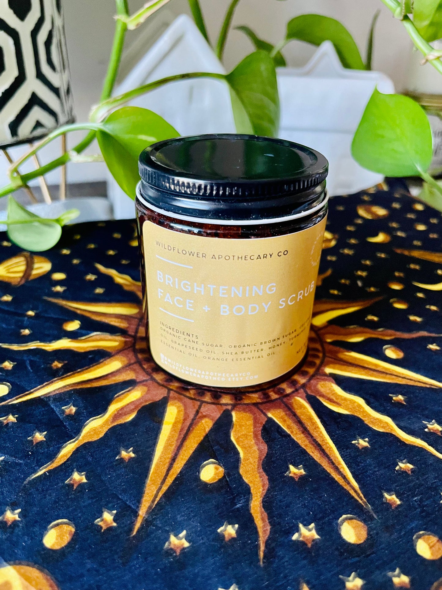 Brightening Turmeric Honey Sugar Scrub